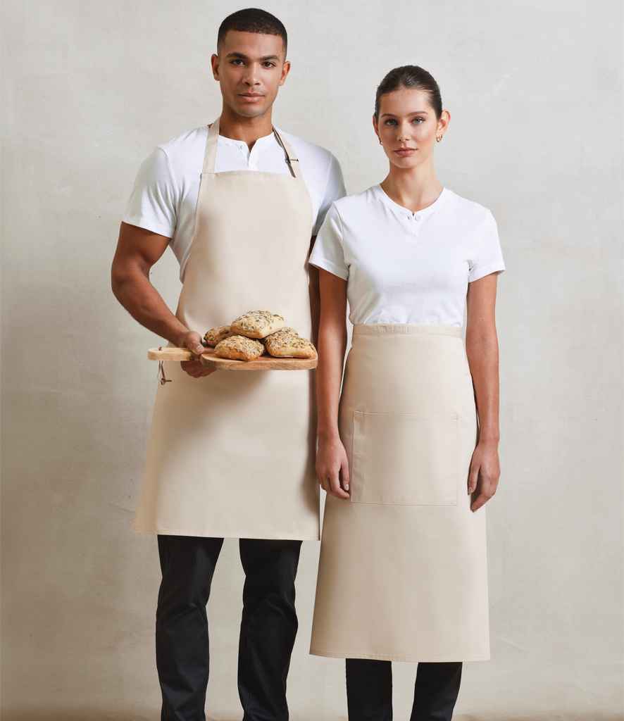 Premier 'Colours' Bib Apron with Pocket - PenCarrie